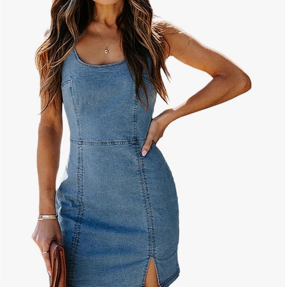 Denim Sleeveless Dress